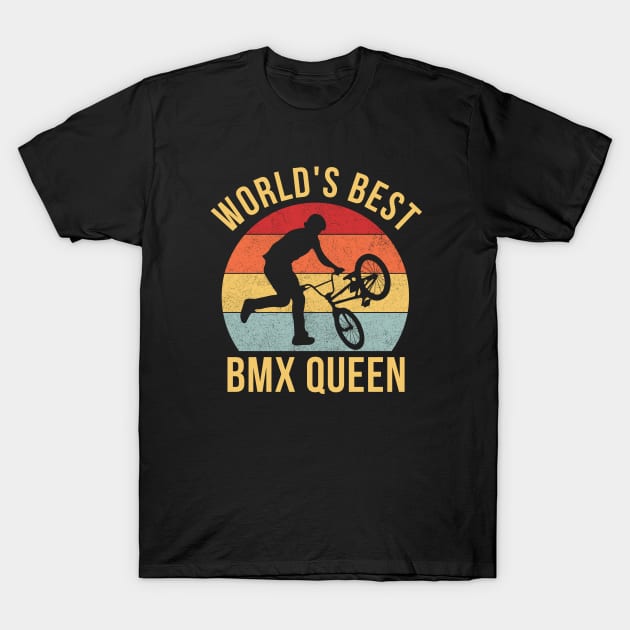 BMX Mom T-Shirt by footballomatic